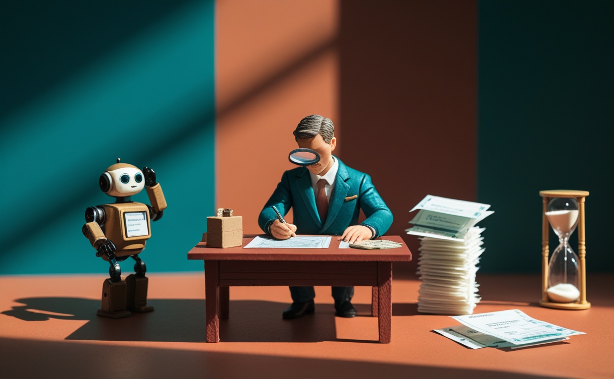 Miniatuur diorama-illustratie bij artikel 'Accountantsrekening stijgt 4% in 2026: dit vraag je nu'