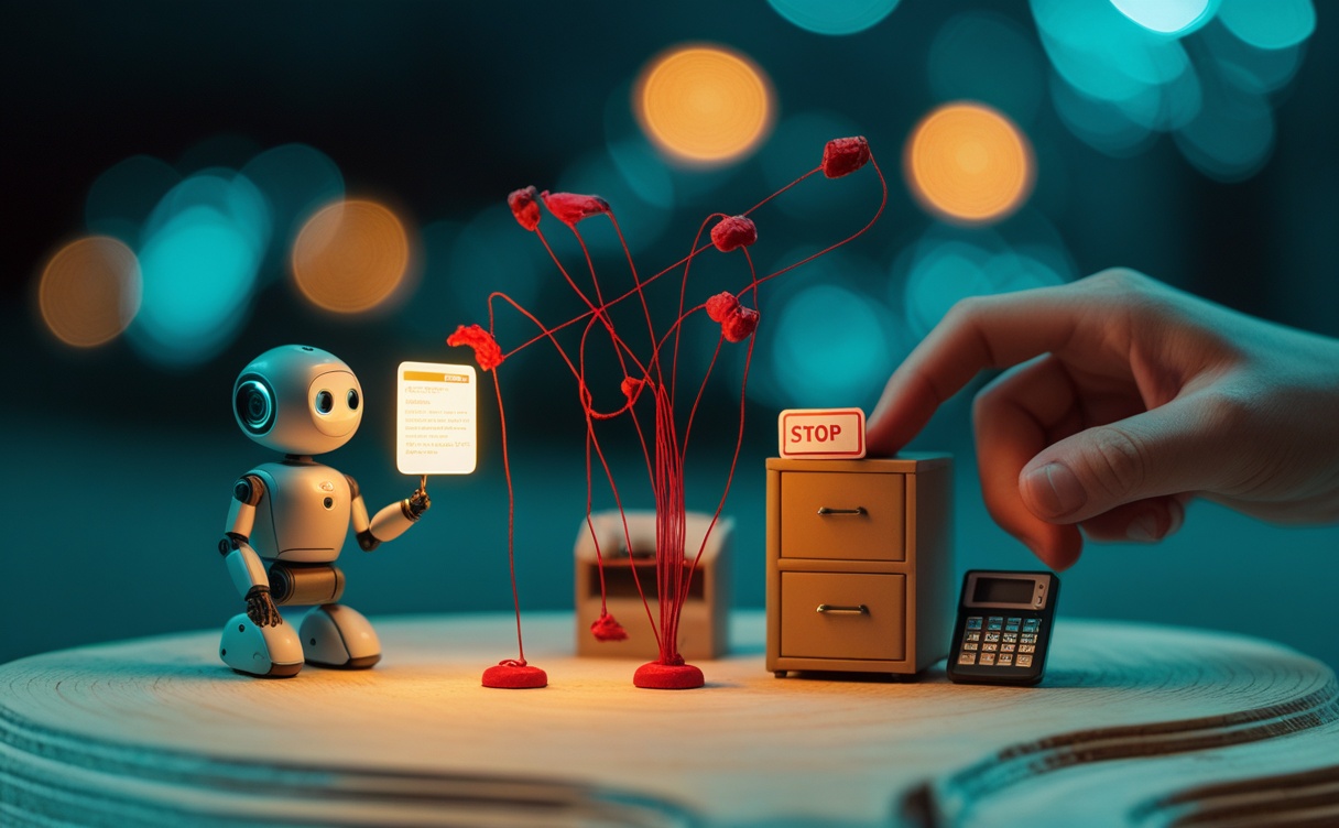 Miniatuur diorama-illustratie bij artikel 'AI-agent bij je mail en bestanden? Zo voorkom je dat hij gekaapt wordt'