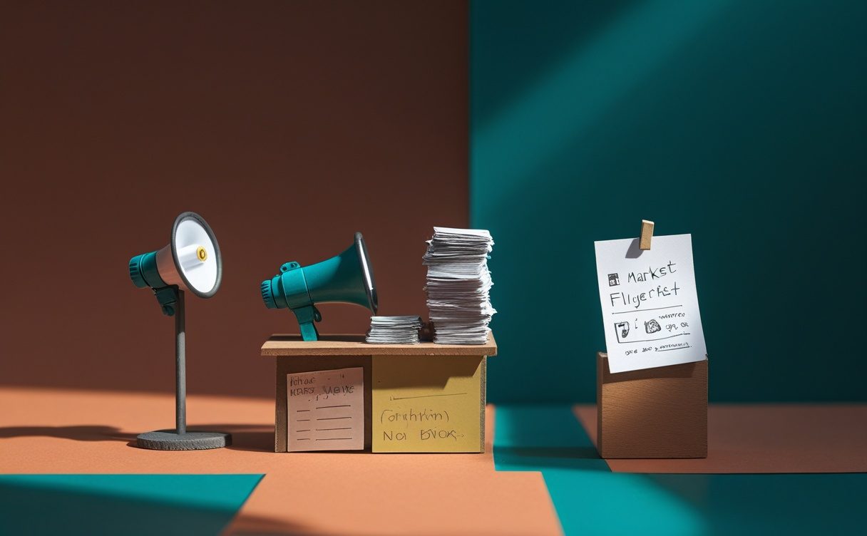 Miniatuur diorama-illustratie bij artikel 'LinkedIn straft AI-posts af: wat dat kost aan bereik voor je bedrijf'