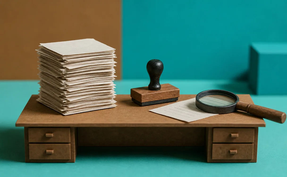 Miniatuur diorama-illustratie bij artikel 'Menselijke controle op AI inrichten: vijf stappen die werken'