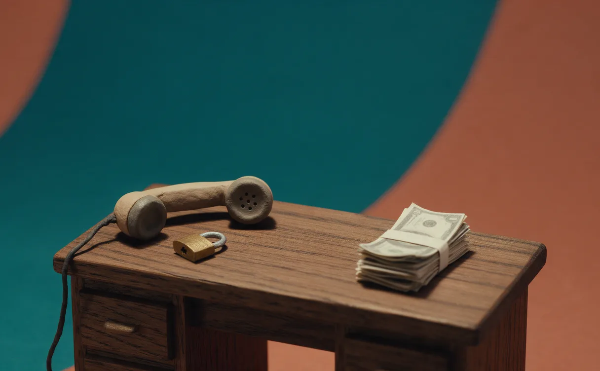 Miniatuur diorama-illustratie bij artikel 'DNB-president Sleijpen: AI-oplichting bij een Nederlandse bank 'gaat gewoon een keer gebeuren''