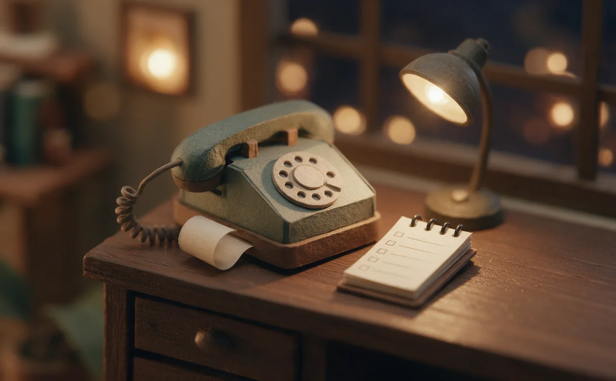 Miniatuur diorama-illustratie bij artikel 'KPN Mobiel AI: gesprekken samenvatten voor €7,50 per maand'