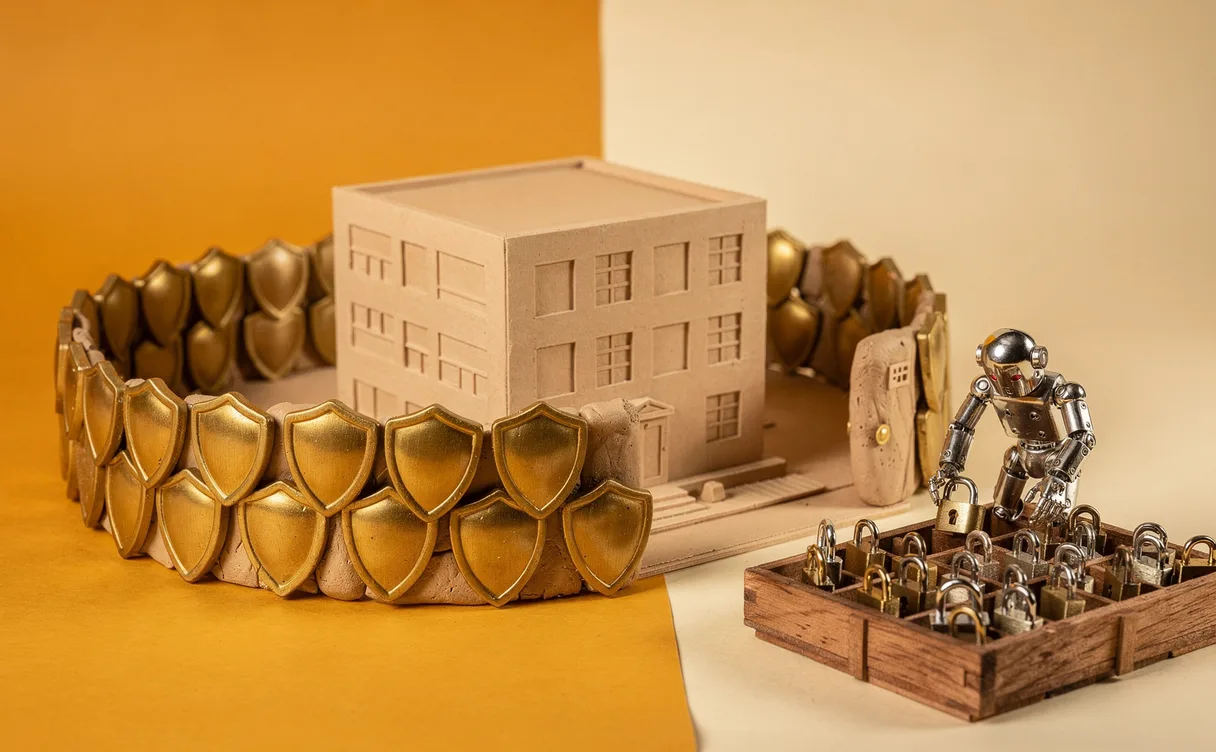 Miniatuur diorama-illustratie bij artikel 'Sophos CISO Advantage: AI maakt een securityplan voor bedrijven zonder securitychef'