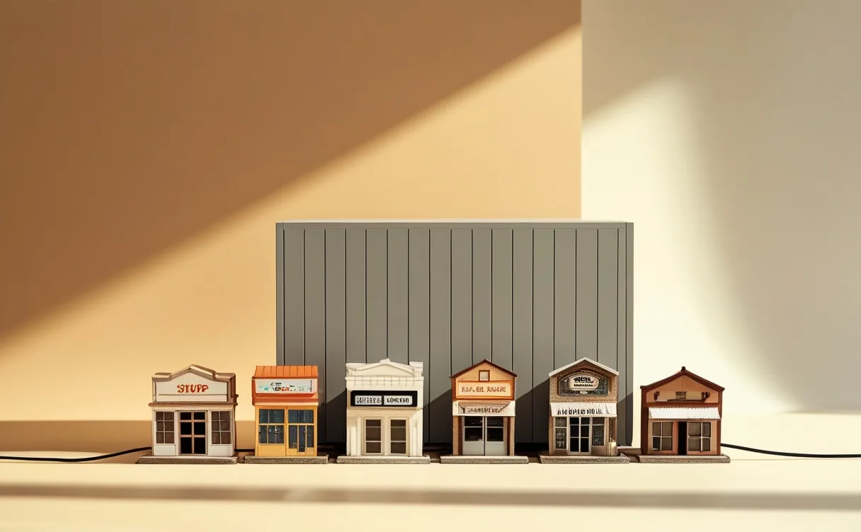 Miniatuur diorama-illustratie bij artikel 'Sinds 1 juli sta jij op dezelfde wachtlijst als een AI-datacenter'