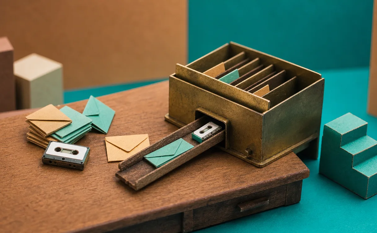Miniatuur diorama-illustratie bij artikel 'Toezeggingen bijhouden met AI: bouw je eigen tracker'